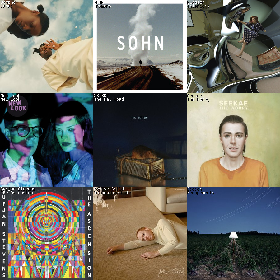 Cover grid loaded from last.fm